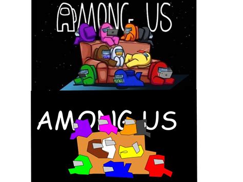 Among Us Group Photo Vector By Ask Umber On Deviantart