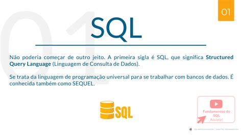 Dicionário do SQL Aprenda Termos e Siglas Usados no Mercado