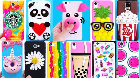 15 diy phone cases easy and cute phone projects and iphone hacks youtube