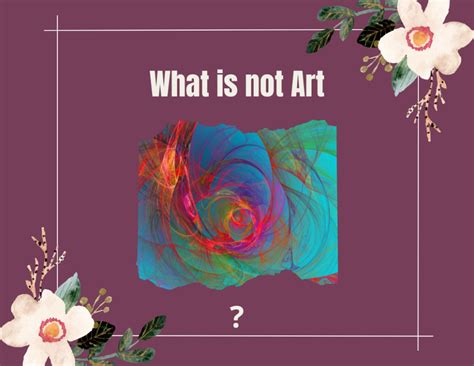 What Is Not Art Defining Art Craftythinking