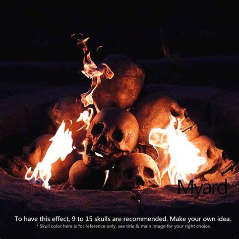 These spooky fire logs shaped like lifesized human skulls are constructed in the usa from fireproof high heat refractory materials, reinforced with steel, and can reach extreme temperatures perfect for making a macabre stack of skulls in any fire pit or fireplace, especially on halloween night. These Fireproof Skulls Are The Ultimate Halloween ...