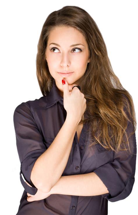 Thinking Woman Png Free Download 13 Png Images Download Thinking