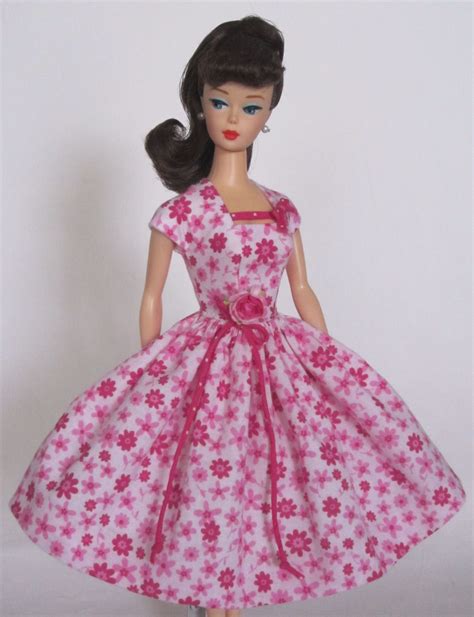 Barbie Doll Dress Reproduction Repro Barbie Clothes By Eggie This