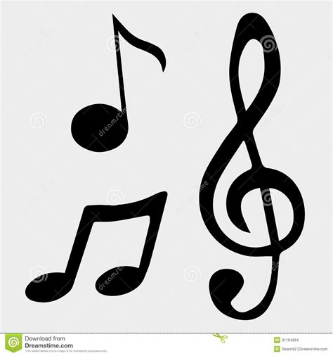 Sigil Affirmations Music Notes Music Note Symbol Vector Free