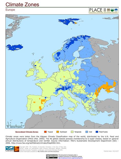 Europe Climate Zones Climate Zones Were Taken From The Ko Flickr