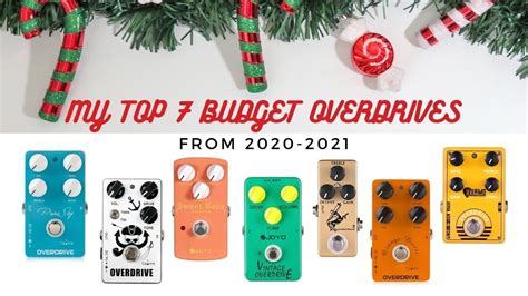 No Talk Pedal Demo Of My Top Budget Overdrives Youtube