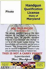 Handgun License Photos