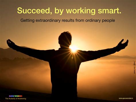 Succeed By Working Smart