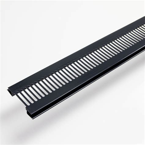 Black Soffit Vent Strip 80mm X 5 Metre Length