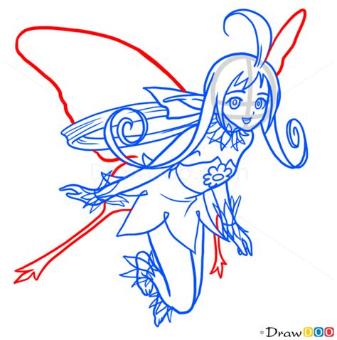 How To Draw Anime Fairie 3 Fairies
