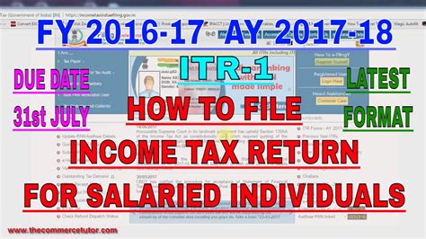 These utilities allow the taxpayer to prepare their itr you can submit your income tax return online. HOW TO FILE INCOME TAX RETURN ONLINE FOR SALARIED ...
