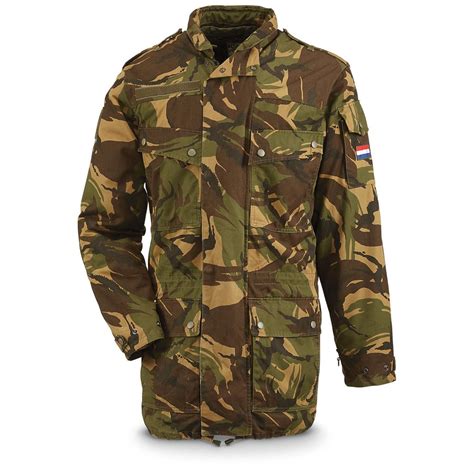 Dutch Military Surplus Camo Parka With 2 Liners Used 667183
