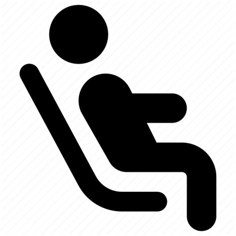 Recline Seat Icon Download On Iconfinder On Iconfinder