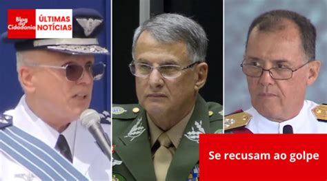 Defesa Anuncia Saída Dos Comandantes Das Três Forças Armadas Blog Da Cidadania