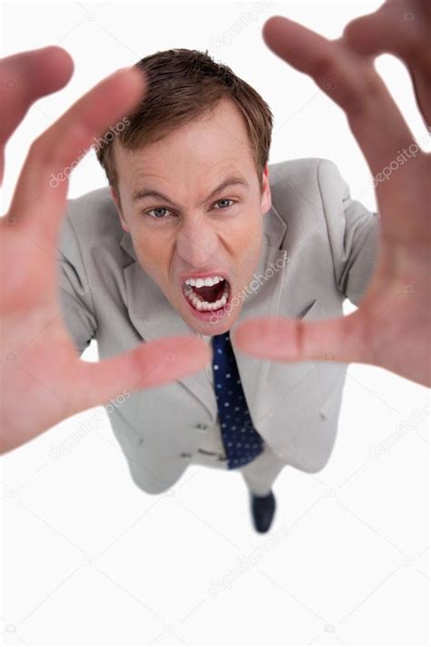 Angry Yelling Businessman Stock Photo By ©wavebreakmedia 10326729