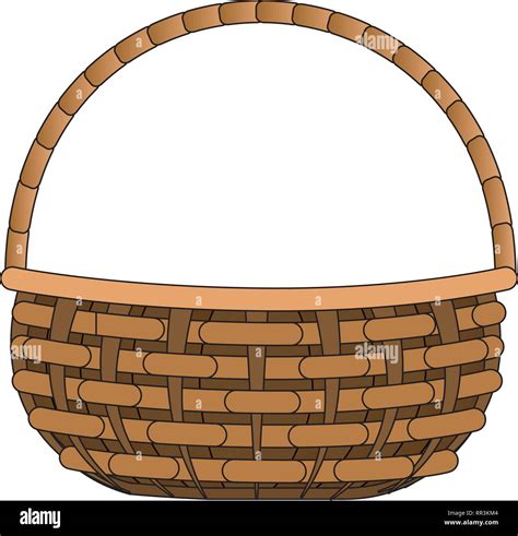 Picnic Basket Cartoon Stock Vector Image And Art Alamy