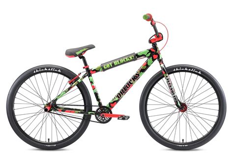 Se Bikes Dblocks Big Ripper 29r Bmx Bike 2021 Red Blackgreen Camo 43cm
