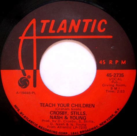 Crosby Stills Nash And Young Teach Your Children Carry On 1970 Pl