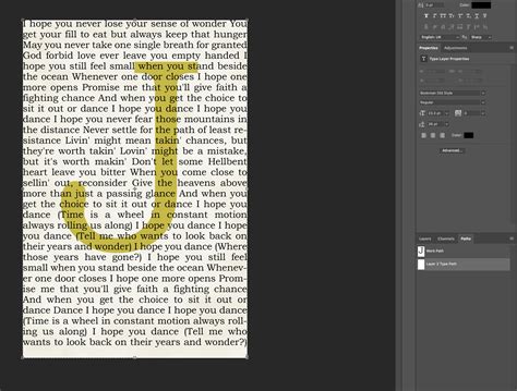 Wrapping Text In Photoshop Cc Adobe Support Community 9675079