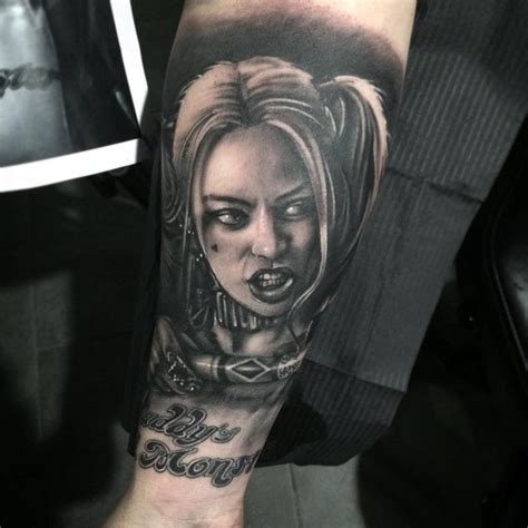 Update 69 Harley Quinn Tattoo Black And White Best In Cdgdbentre
