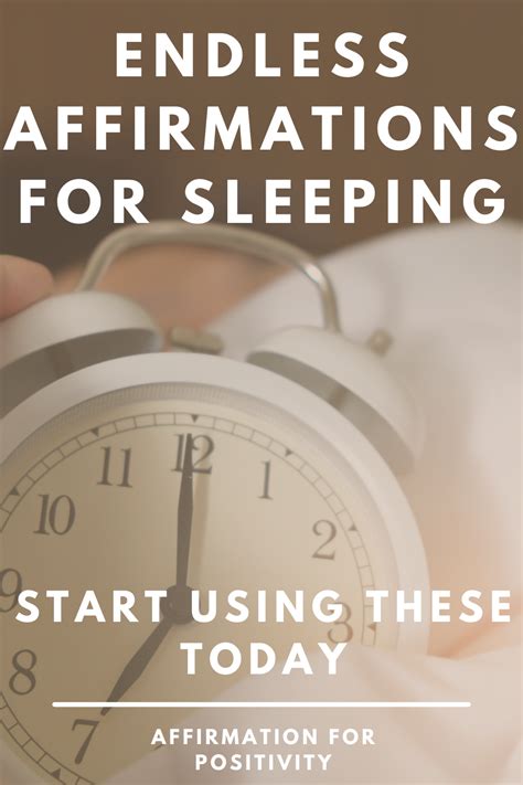 Endless Positive Affirmations For Sleeping Start Using These Today