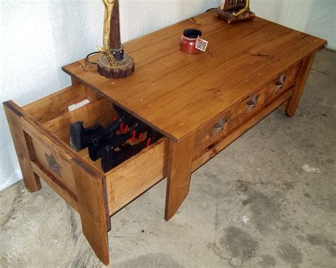 Check spelling or type a new query. Hidden Compartment Coffee Table Plans