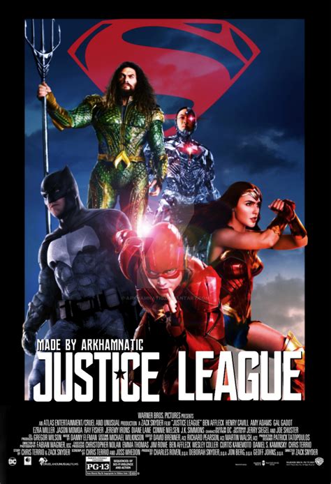 Justice League Movie Poster By Arkhamnatic On Deviantart