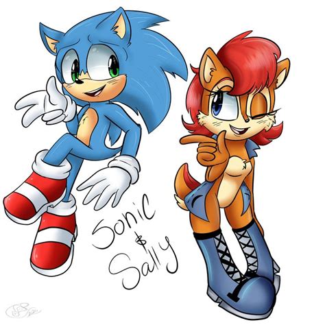 Movie Sonic And Sally By Yoshiyoshi700 On Deviantart Sonic And Shadow