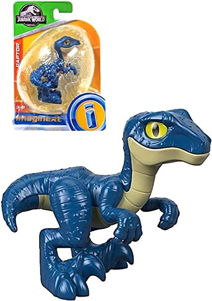 Imaginext Jurassic World Blue Raptor Dinosaur Figure 35 Amazonsg Toys