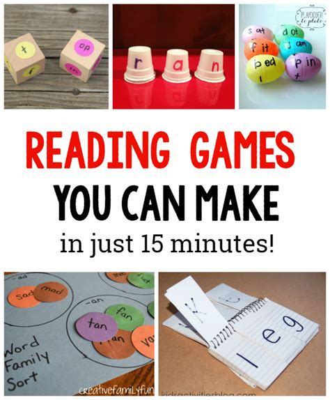 10 Diy Reading Games For Kids The Measured Mom