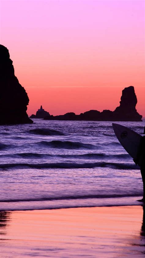 Surf At Sunset Wallpapers Wallpaper Cave