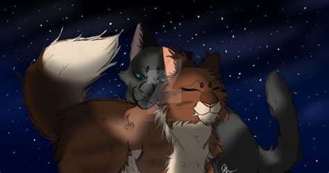 Leafpool And Crowfeather Warrior Cats Fan Art Warrior