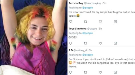 What Is The Viral Unicorn Armpit Hair Challenge The Latest Bizarre