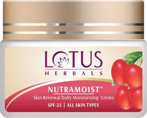 Lotus Herbals Nutramoist Skin Renewal Daily Moisturising Creme Spf 25
