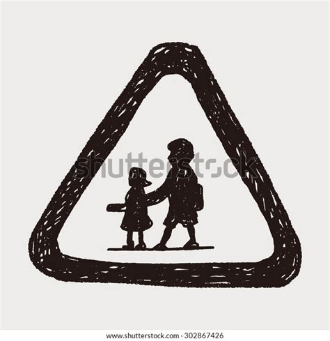 Kid Sign Doodle Stock Vector Royalty Free 302867426 Shutterstock