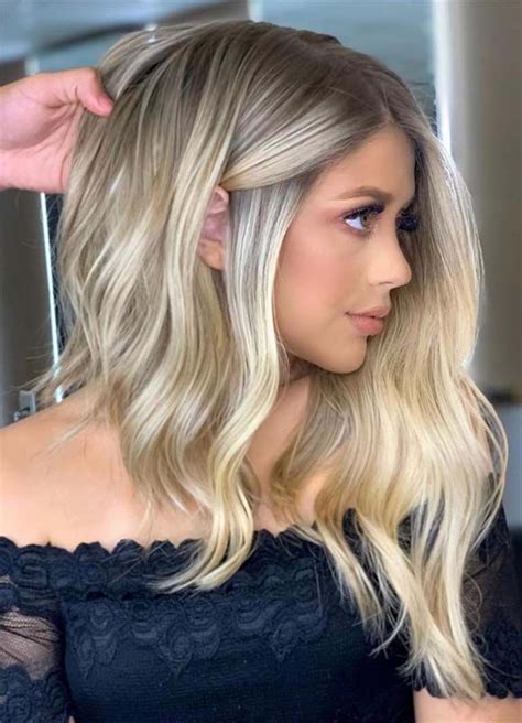Blond or fair hair is a hair color characterized by low levels of the dark pigment eumelanin. Creative Shades Of Blonde Hair Colors for Women in 2019 ...