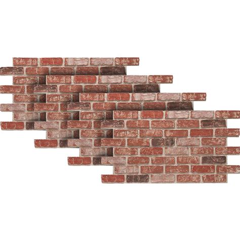 Faux Brick Wall Panels Home Depot Livroazulado