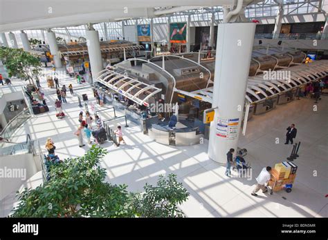 Inside Jfk International Airport In New York Stock Photo Royalty Free