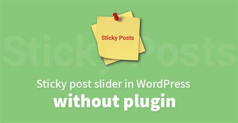 How To Add Sticky Post Slider In Wordpress Without Plugin Skt Themes