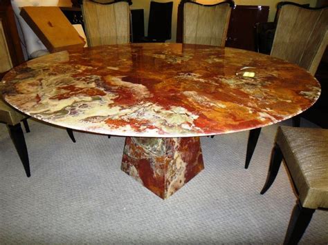 Italian marble italian marble is best for large dining rooms. Precious Onyx Dining Table at 1stdibs