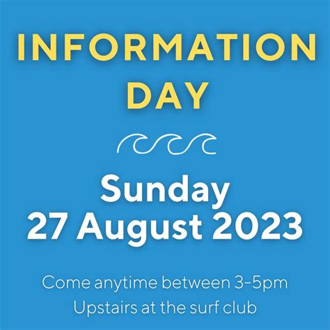 Information Day Lennox Head Alstonville Surf Life Saving Club