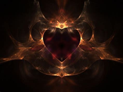Heart On Fire Wallpapers Wallpaper Cave