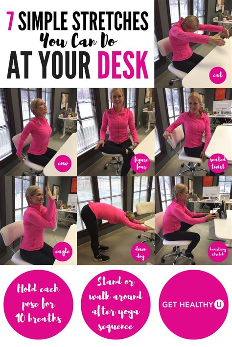 7 Simple Stretches You Can Do At Your Desk Workout At Work Office