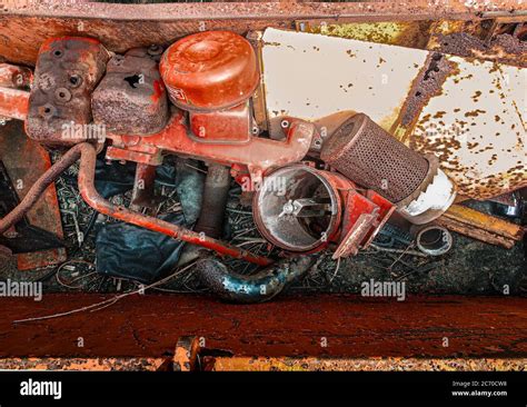 Old Tractor Parts Hi Res Stock Photography And Images Alamy