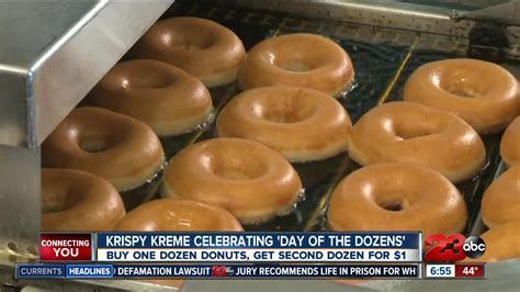 Krispy Kreme Offering A Dozen Donuts For 1
