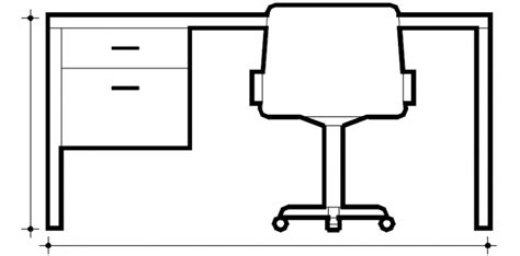 Autocad Drawing Of Office Desk Elevation Cadbull