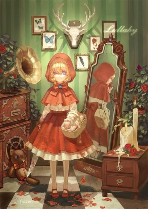 Pin By Silva Etoaline On Anime Art Red Riding Hood Art Anime Red
