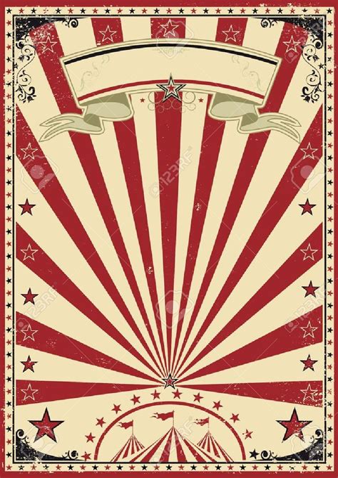 Stock Photo Circus Poster Vintage Circus Circus Background