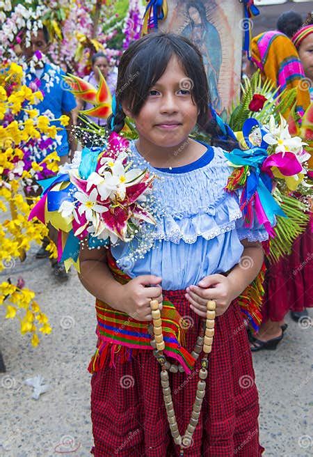 flower and palm festival in panchimalco el salvador editorial stock image image of fiesta palm