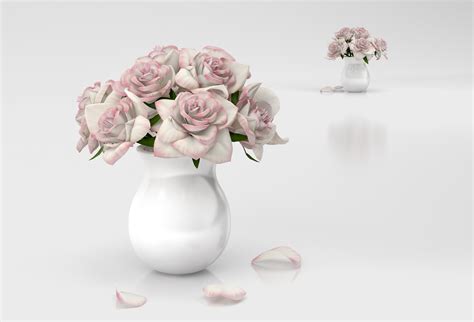 3d Roses Bouquet Cgtrader